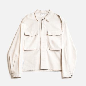 Military Over Shirt - Panna