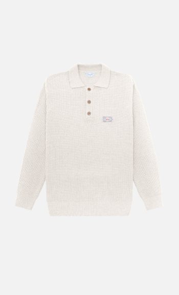 Polo in Lana Mark - Beige