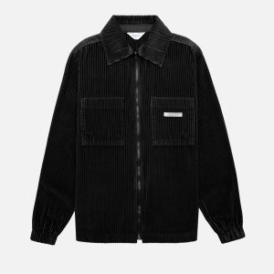 Giacca Camicia Aidan - Nero