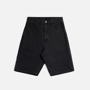 Japan Short Square Pocket - Black Raw