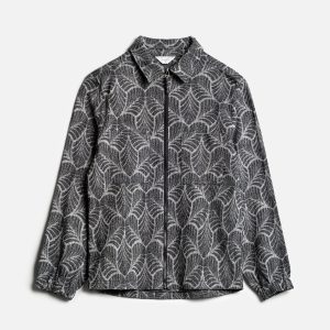Giacca Camicia Aidan - Nero Jacquard