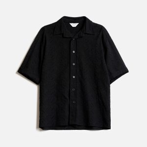 Camicia Carlos Ricami – Nero