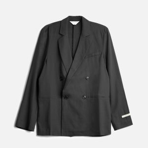 Giacca Tom Doppiopetto in Cotone - Nero