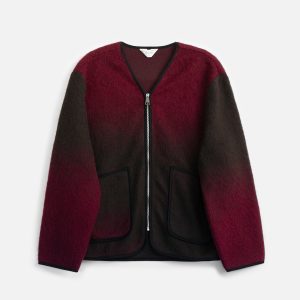 Cardigan Cameron - Sfumato Nero/Bordeaux