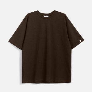 T-shirt Over Akita - Marrone